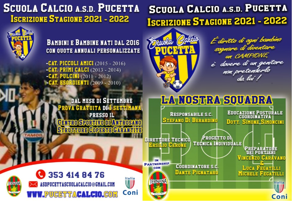 scuola calcio pucetta