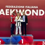 Taek SAMUELE BALIVA CON I MAESTRI ENNIO E CALVINO COTTURONE