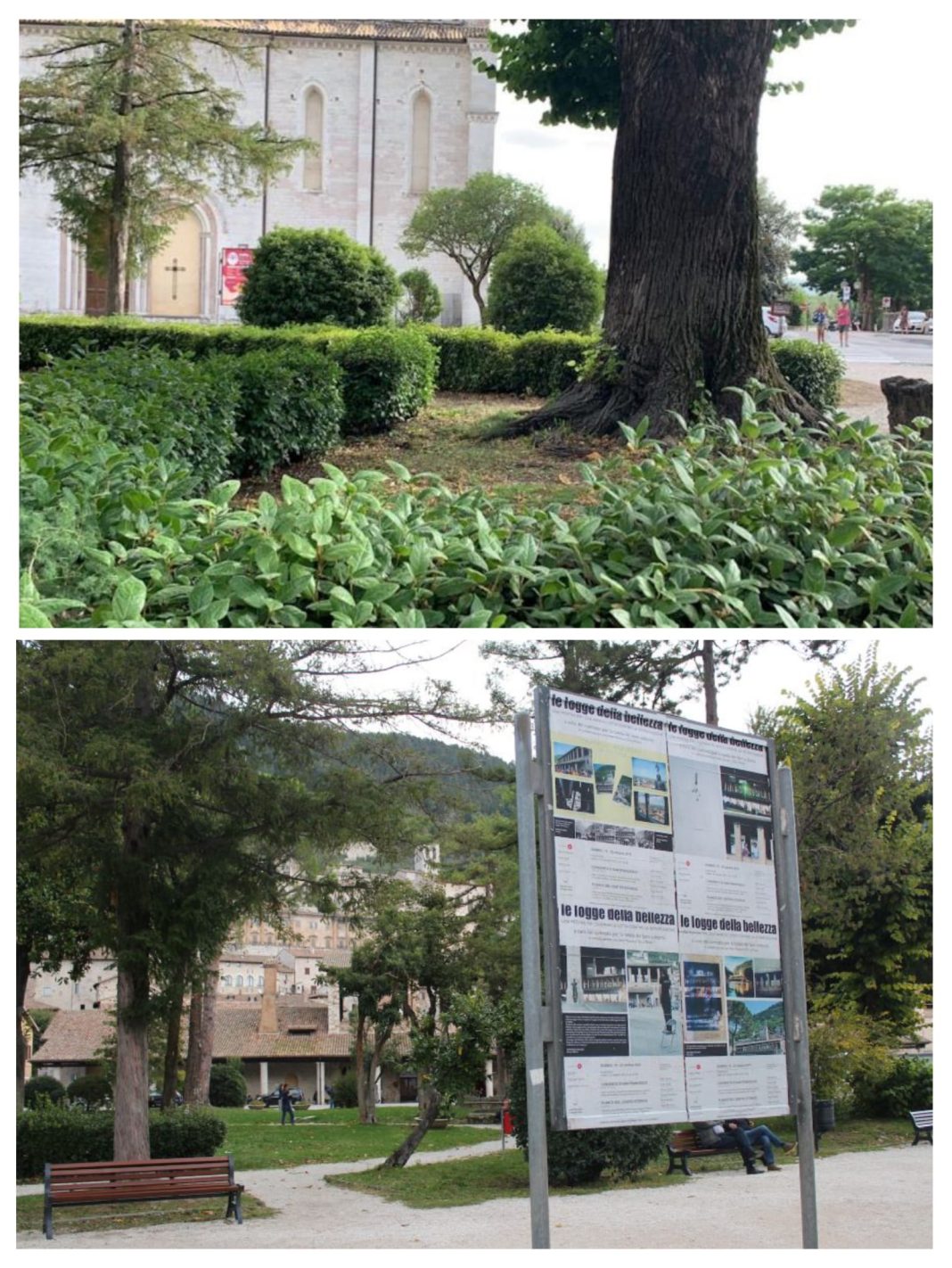 Collage piazza dei Martiri come era 184