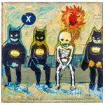 walter-davanzo-batman-e-uno-scheletrino-2012-tecnica-mista-su-tela-900×881-1