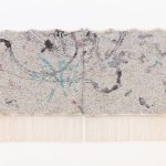 Igshaan-Adams–Byron–Jaime-Lee–Dustin-i-2024-_-Cotton-twine–polyester-braided-rope–plastic–cowry-shell–glass–wooden-and-metal-beads–mohair-wool–silver-chain-and-tiger-tail-wire–171-x-317-cm