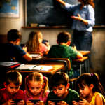 Foto Limite 240 aula bambini con cellulareBCO.24e2ad69-740d-4ba1-ba82-67b7f903cd5d